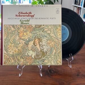 Hugo Wolf Songs From The Romantic Poets Elisabeth Schwarzkopf LP '65 Angel 36308